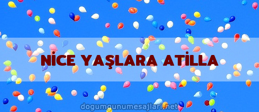 NİCE YAŞLARA ATİLLA