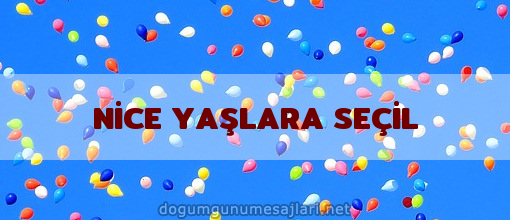 NİCE YAŞLARA SEÇİL