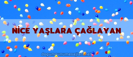 NİCE YAŞLARA ÇAĞLAYAN